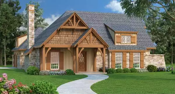 image of 1.5 story house plan 5959